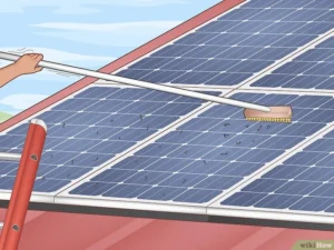 Step 2 Clean the Panels From the Ground